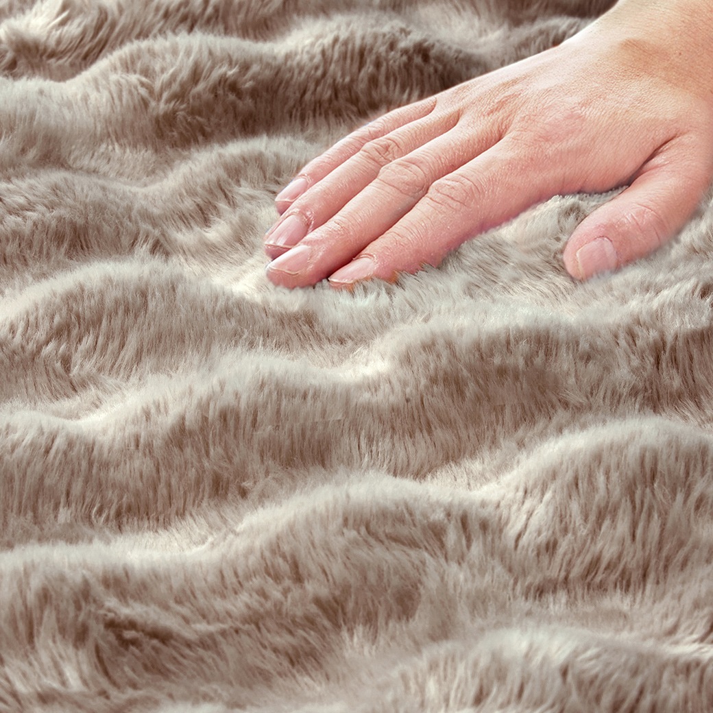 ふんわりぽかぽか毛布 ダブル 180×200cm