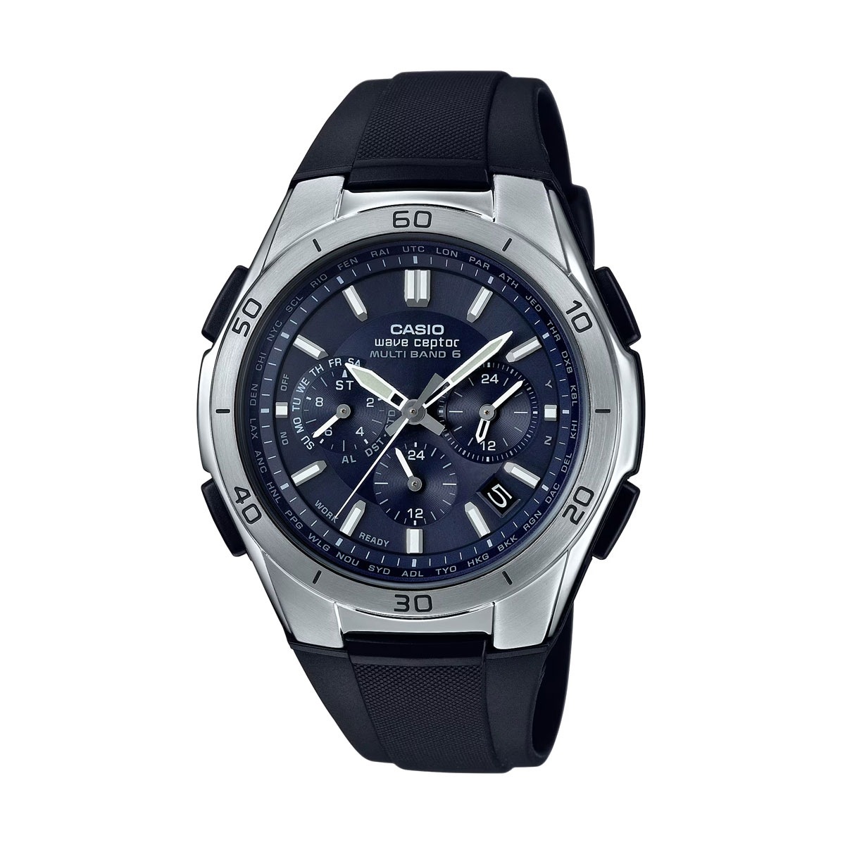 CASIO カシオ メンズ 電波ソーラー 腕時計 ウェーブセプター wave ceptor WVQ-M410