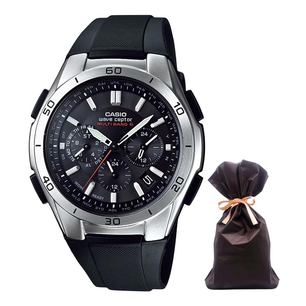 CASIO カシオ メンズ 電波ソーラー 腕時計 ウェーブセプター wave ceptor WVQ-M410