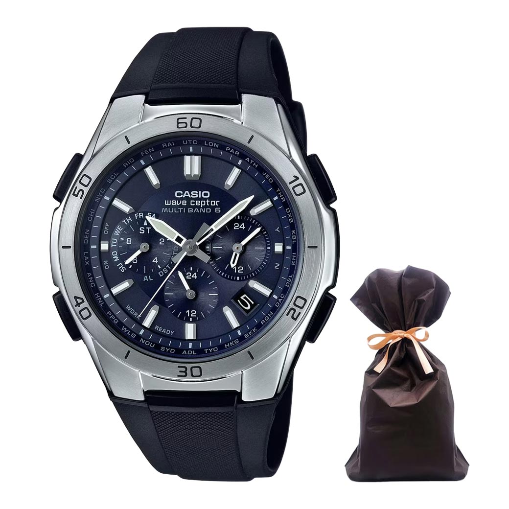 CASIO カシオ メンズ 電波ソーラー 腕時計 ウェーブセプター wave ceptor WVQ-M410