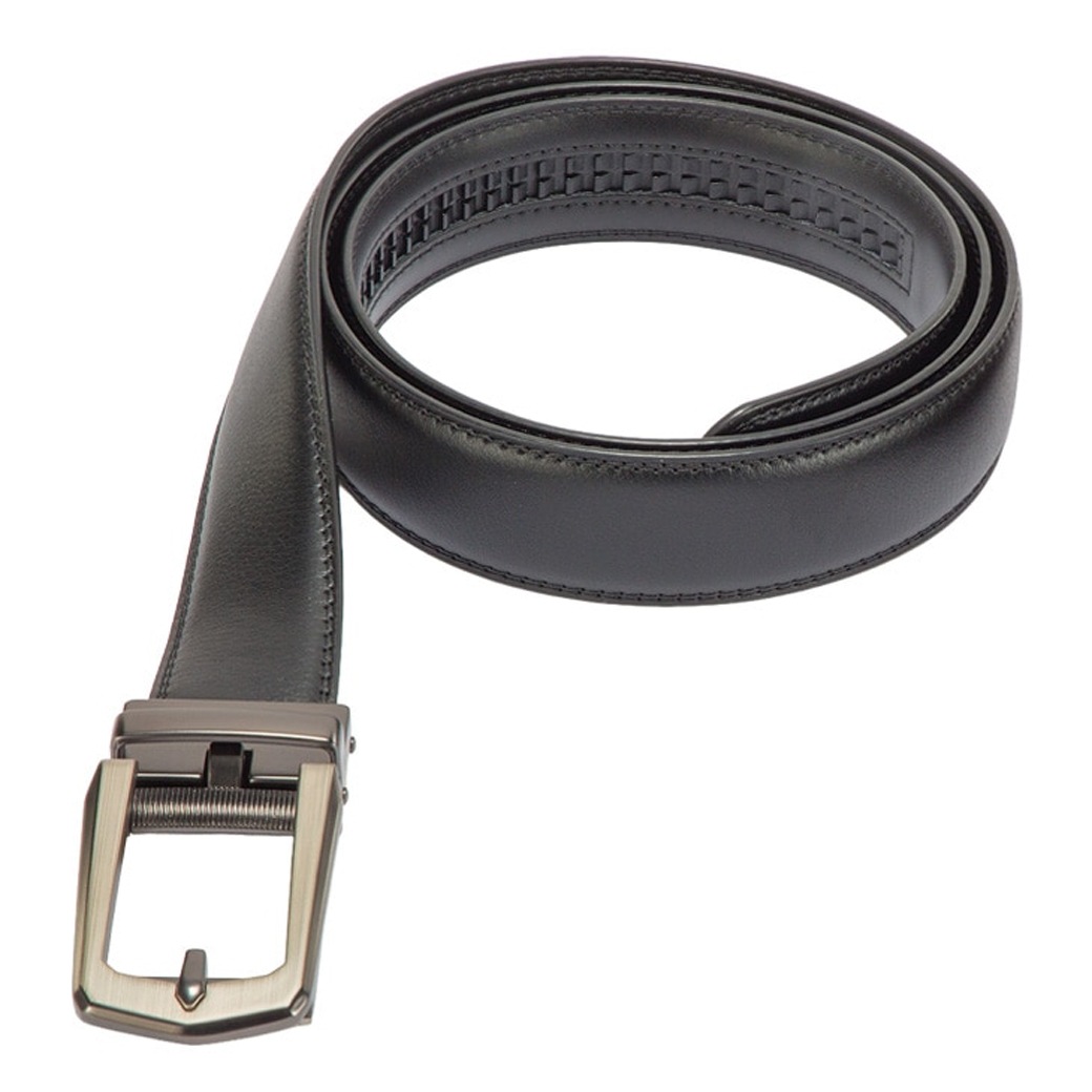 ファミラ 牛革ラチェット式ベルト 黒2本+茶1本 合計3本組