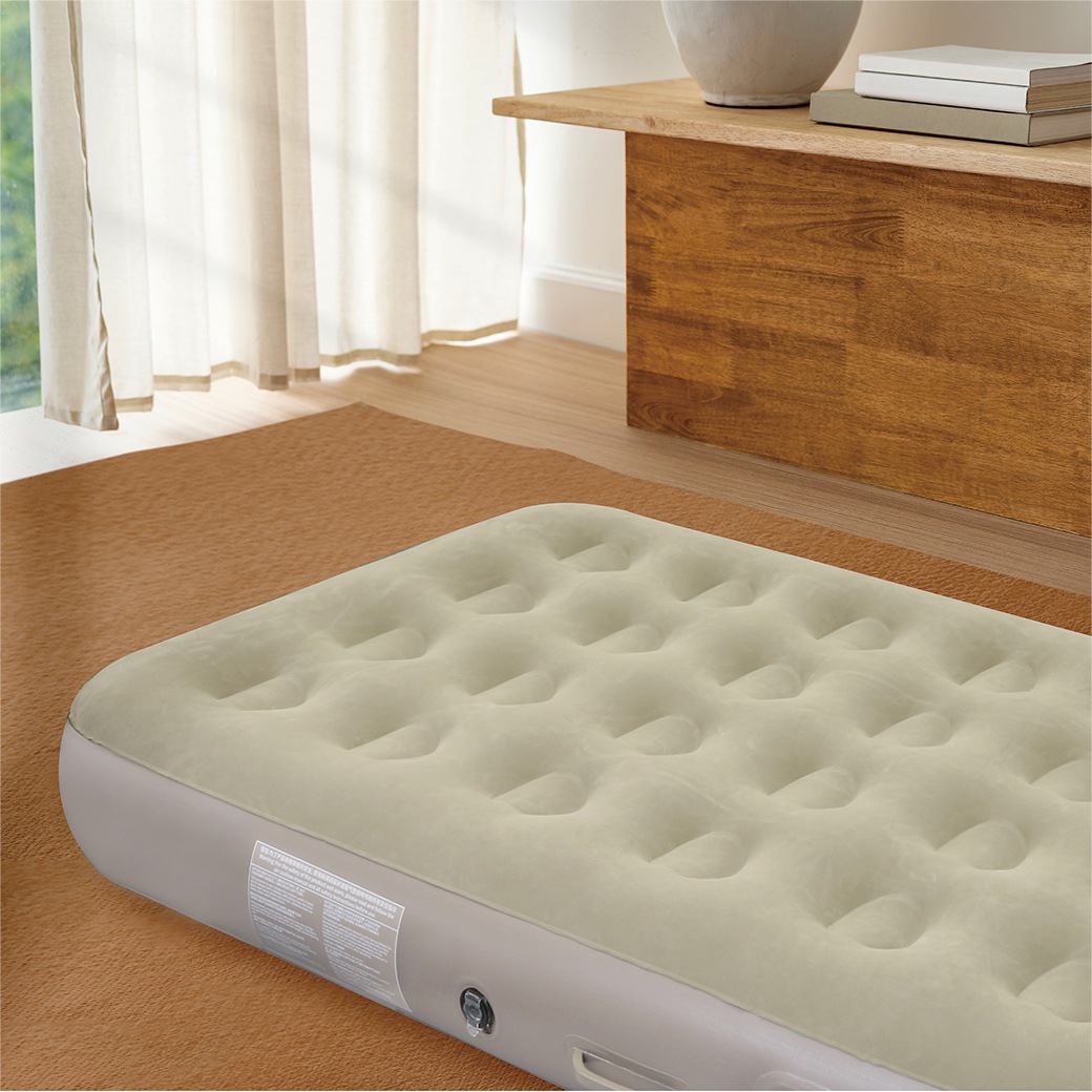 避難所に便利な充電式電動エアーベッド HWE-7691