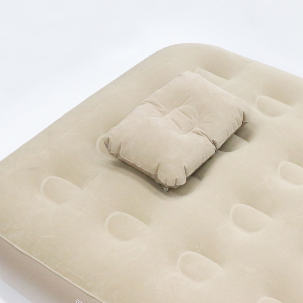 避難所に便利な充電式電動エアーベッド HWE-7691