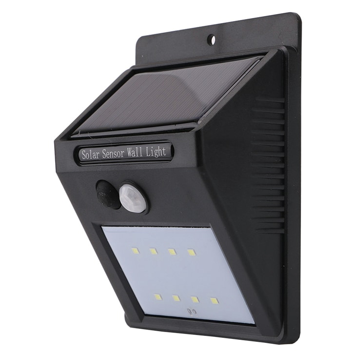 8灯LED充電式センサーライト4個組