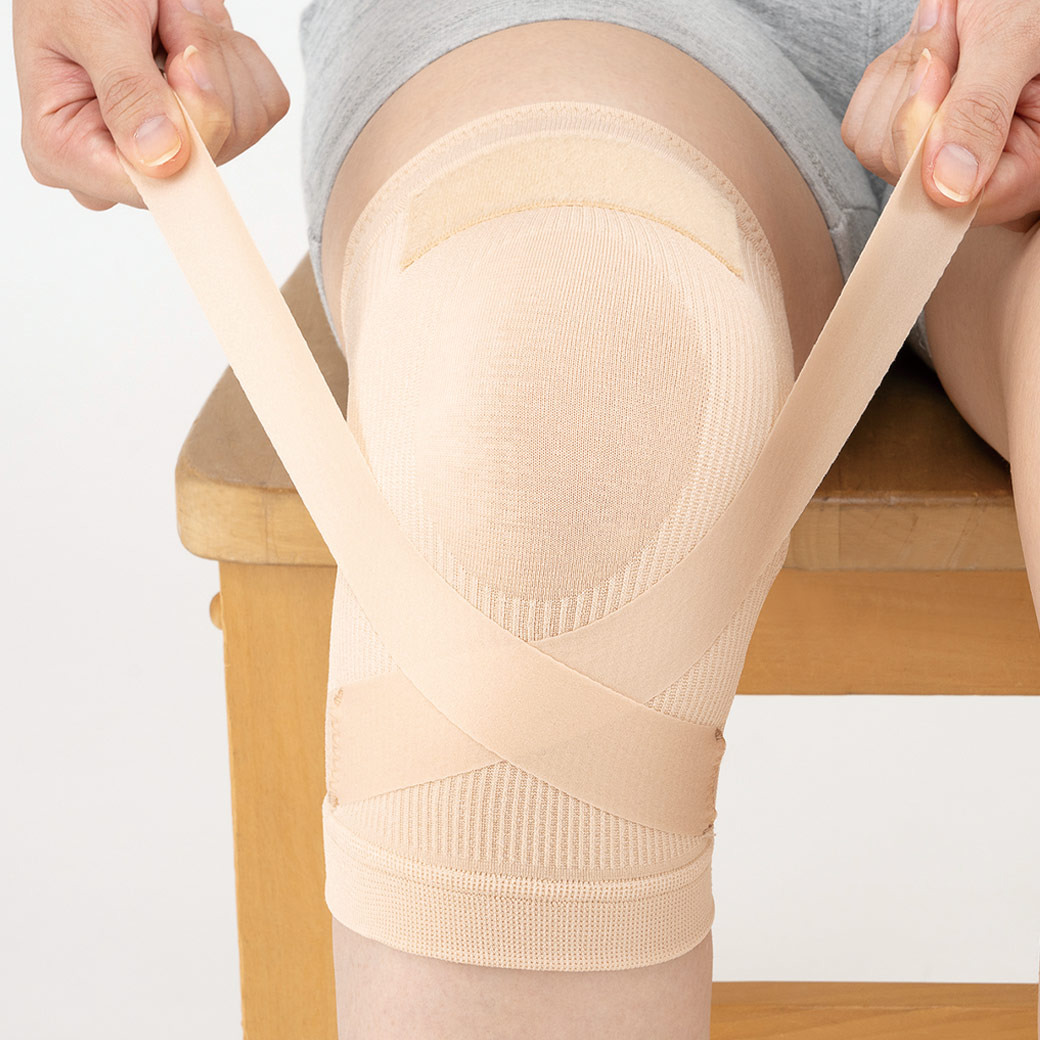 日本製 膝らく筋肉バンドサポーター