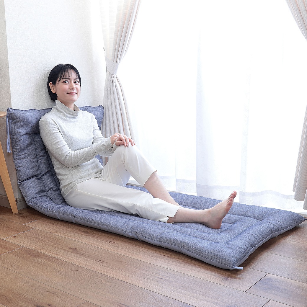 先染め綿しじらごろ寝長座布団 70×180cm｜ファミリー・ライフ公式通販