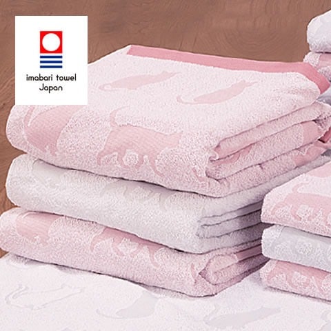 今治タオル バスタオル 和猫 4枚組