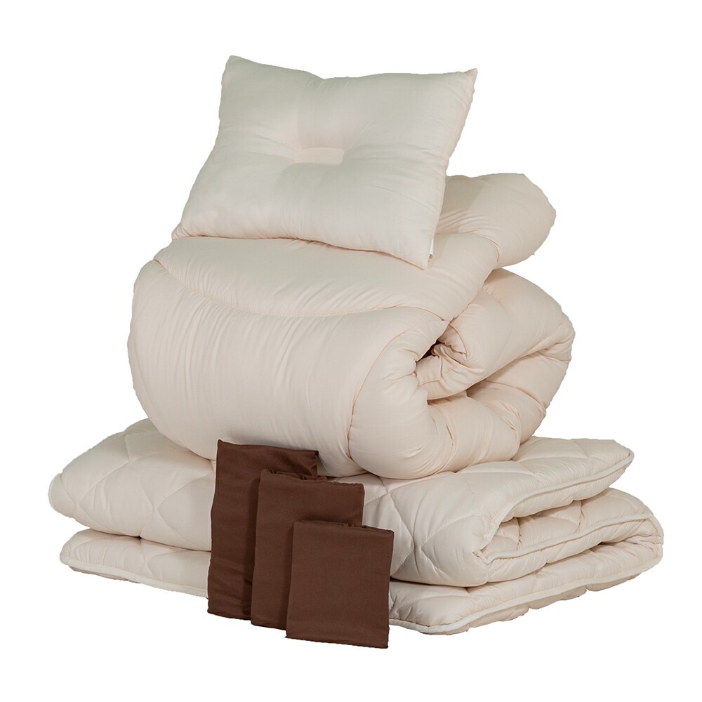 大人かわいいフリルカバー布団6点セット