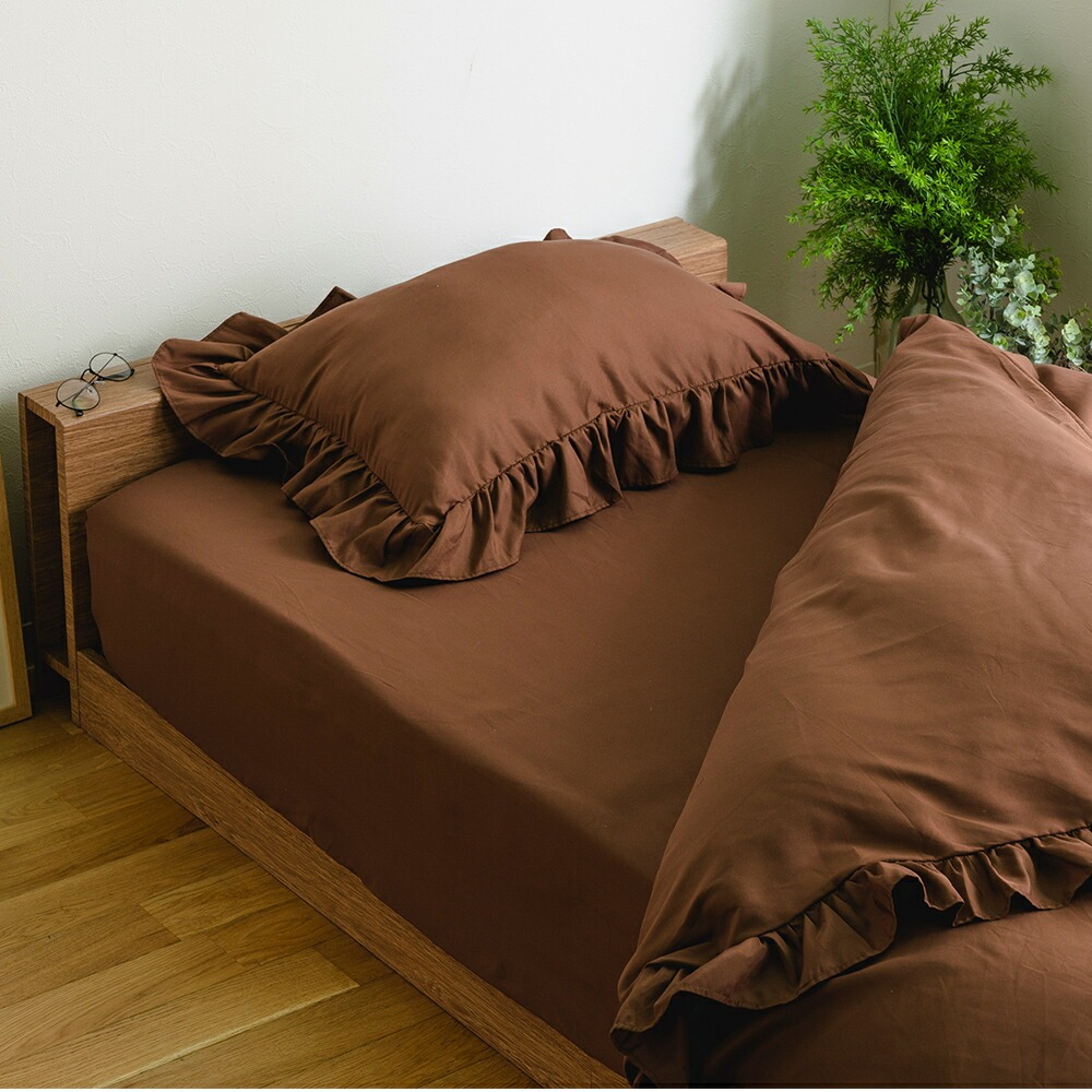 大人かわいいフリルカバー布団6点セット