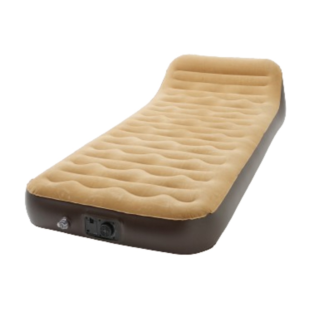 背もたれ付き電動エアーベッド ロータイプ ワイド