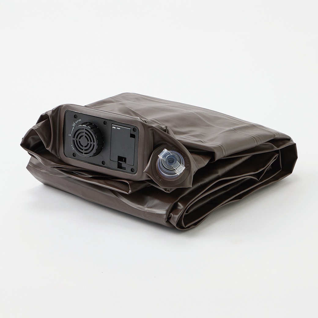 背もたれ付き電動エアーベッド ロータイプ ワイド