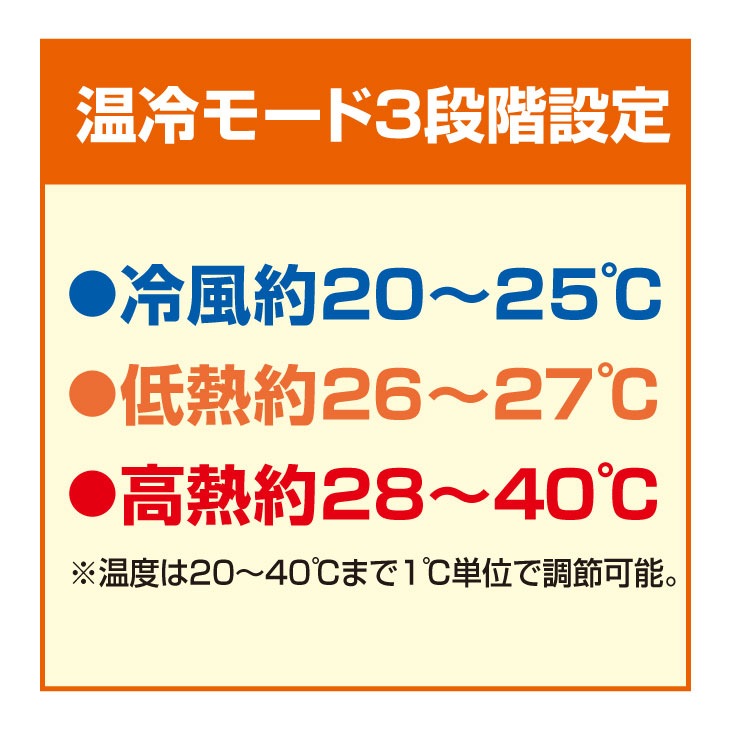 ひえぽか温冷サーキュレーター｜ファミリー・ライフ公式通販