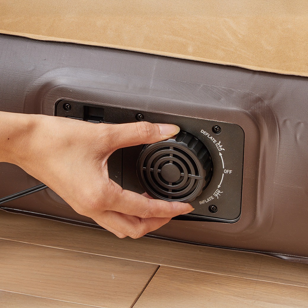 背もたれ付き電動エアーベッド ハイタイプ シングル