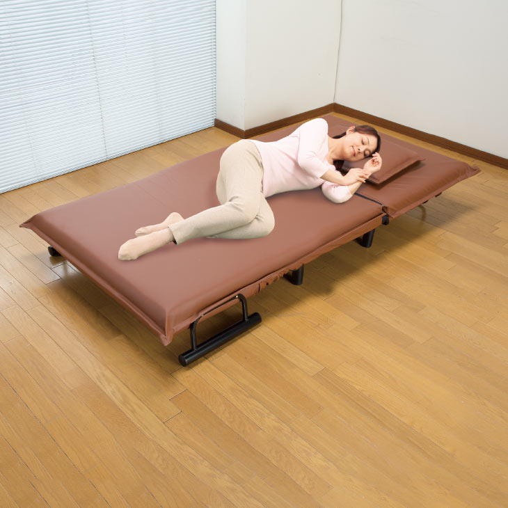 省スペース3WAYソファベッド ワイド ヘーゼルブラウン【組立式】