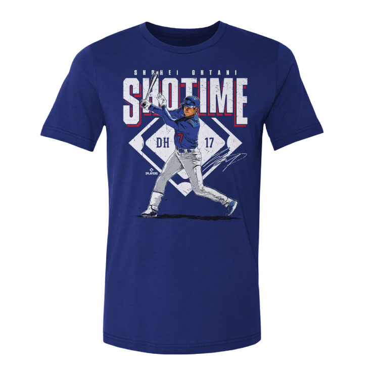 MLBPA公式ライセンス 大谷翔平 グラフィックTシャツ ダイヤモンド柄