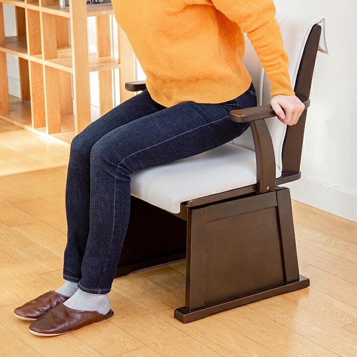 【送料無料】パーソナルコタツ 掛け布団 イス 天然木【3点セット】 パーソナルこたつ3点セット こたつ＋布団＋チェア｜ファミリー