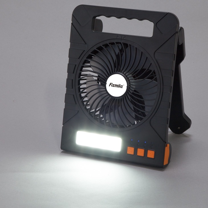 ファミラ 充電式ソーラーパワフルファン 本体のみ 付属品は付きません