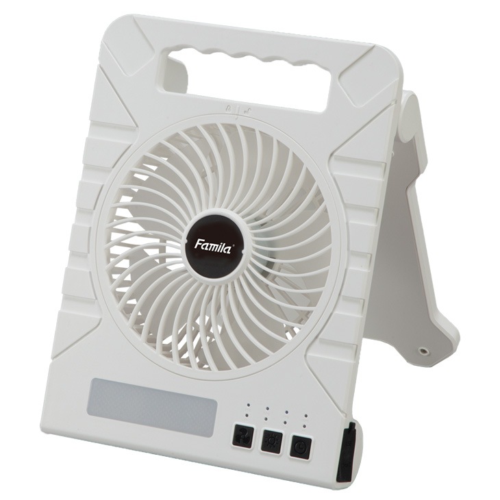ファミラ 充電式ソーラーパワフルファン 本体のみ 付属品は付きません