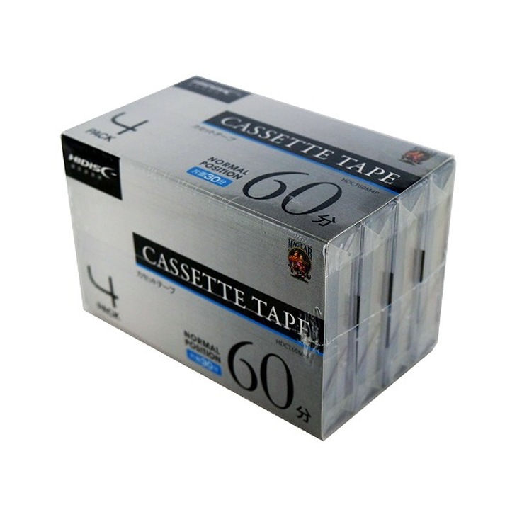 カセットテープ60分 4本組 HDCT60M4P