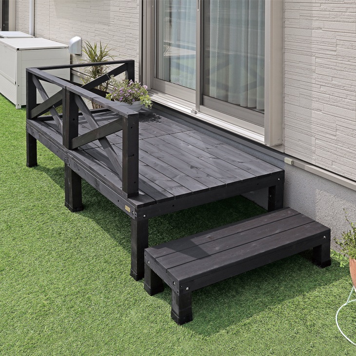 天然木ウッドデッキ