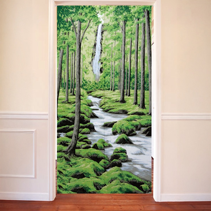 癒しの森のれん 85×170cm