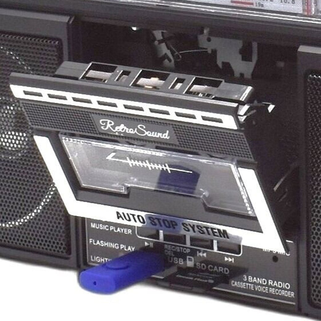 レトロサウンド・ラジオ・カセット・レコーダー RTR-S66｜ファミリー