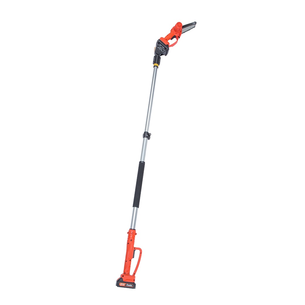 ファミラ 高枝チェーンソー 充電式コードレス2WAY高枝チェーンソー6点セット 予備バッテリー付き