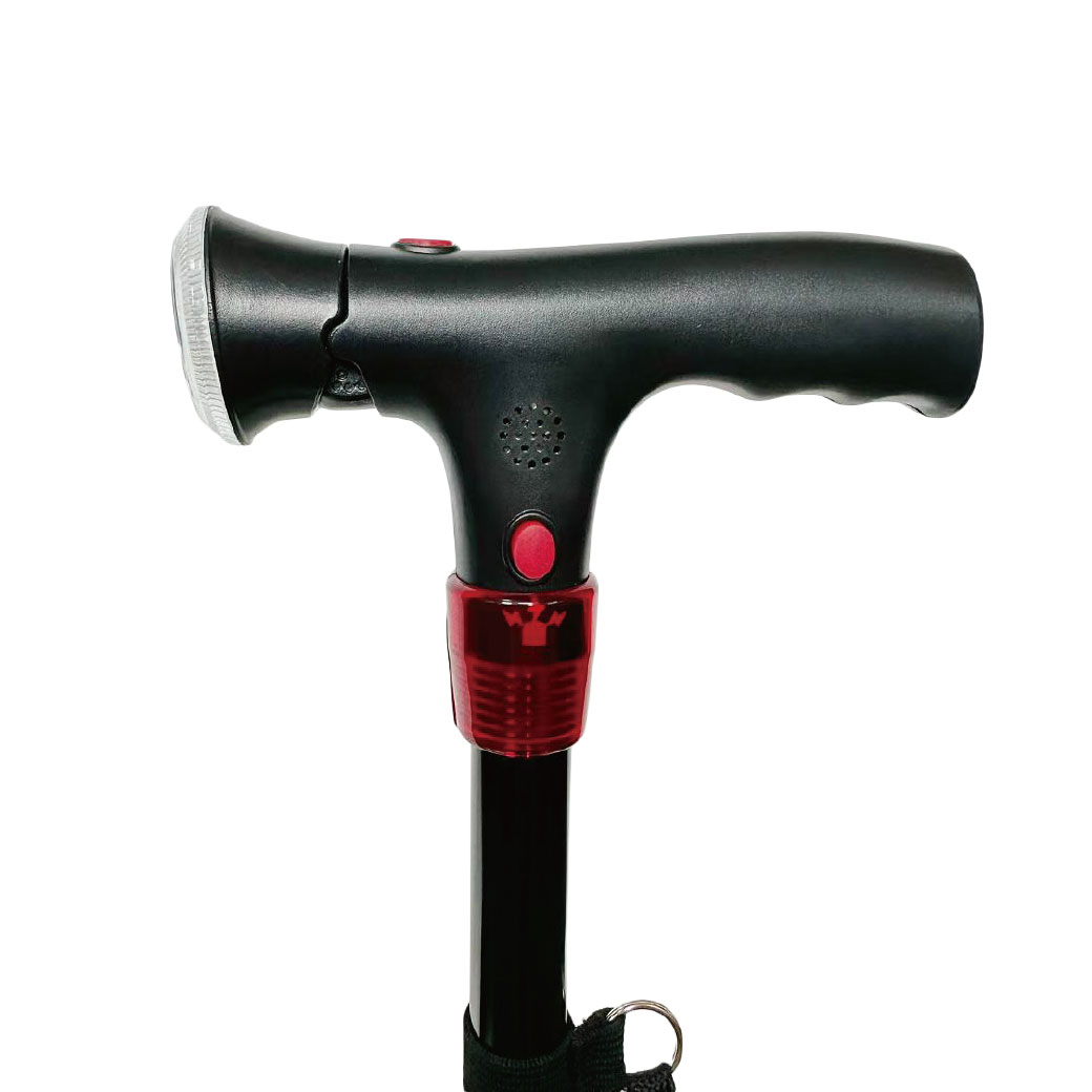 SGマーク製品 補助ハンドル付き4点ステッキ