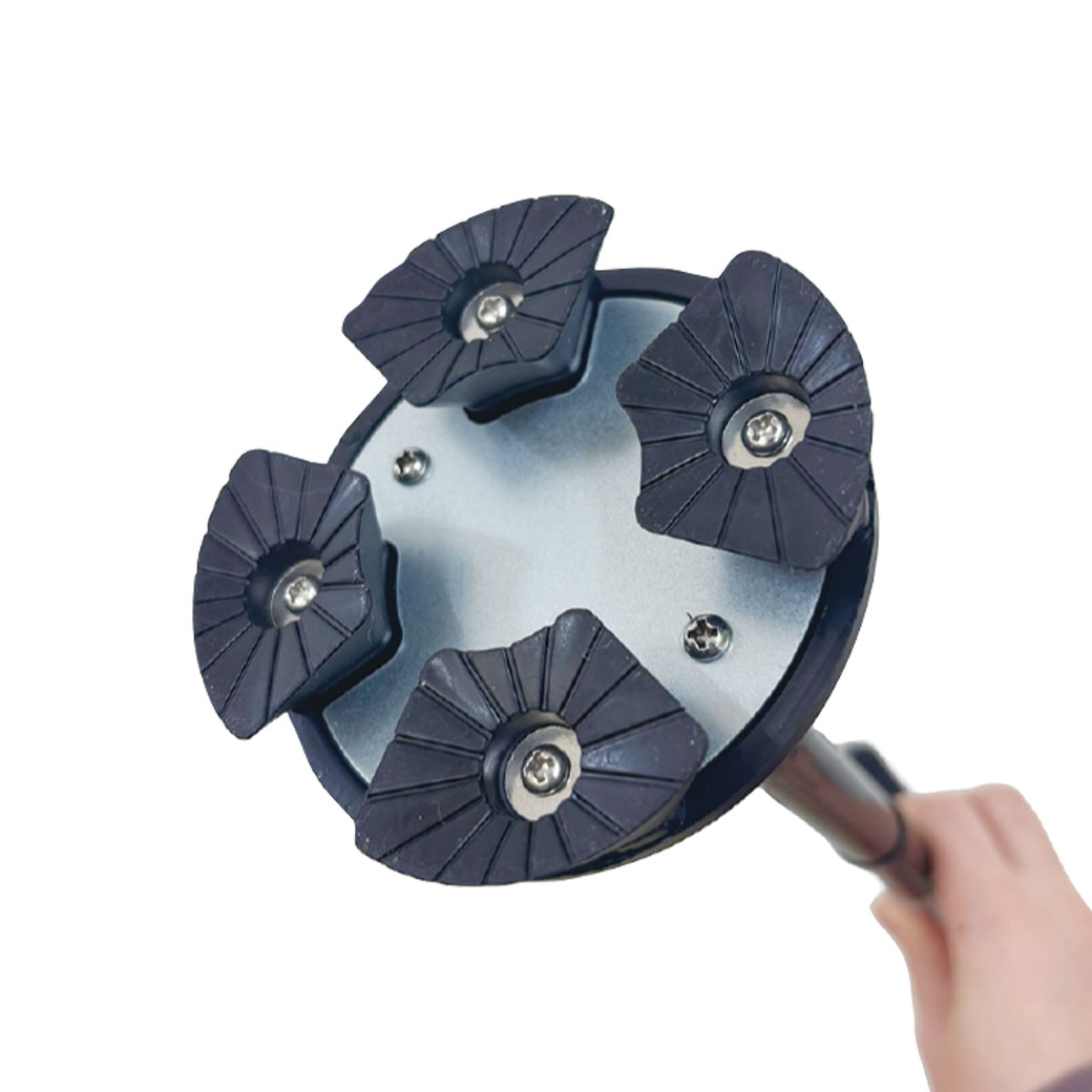 SGマーク製品 補助ハンドル付き4点ステッキ