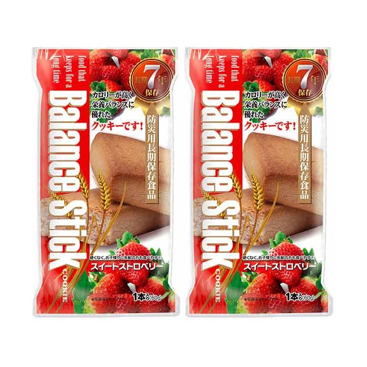 非常食 7年保存食 バランスクッキー セサミエスプレッソ マーマレードチーズ スイートストロベリー 3種×各2本