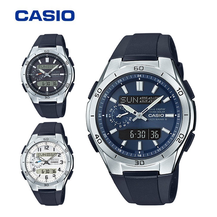 CASIO カシオ メンズ 電波ソーラー 腕時計 ウェーブセプター wave ceptor WVA-M650