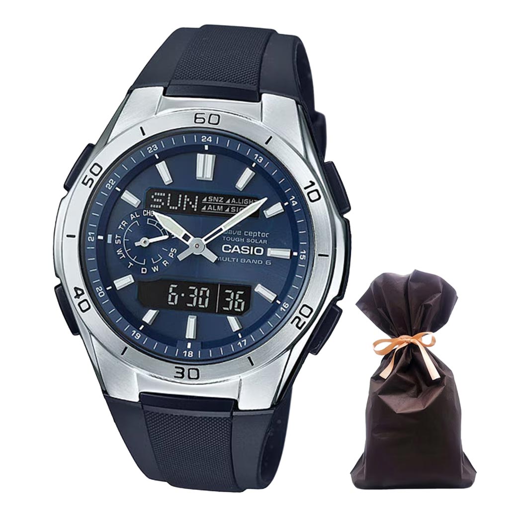 CASIO カシオ メンズ 電波ソーラー 腕時計 ウェーブセプター wave