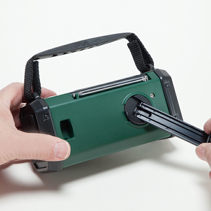 3WAY充電5WAY機能大容量10000mAh多機能防災ラジオ