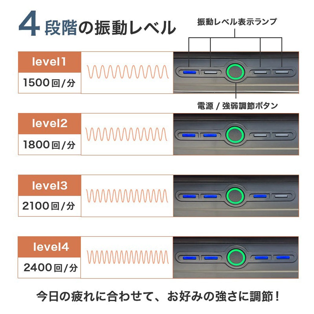 振動マッサージャー カラダダン AX HJ245bk
