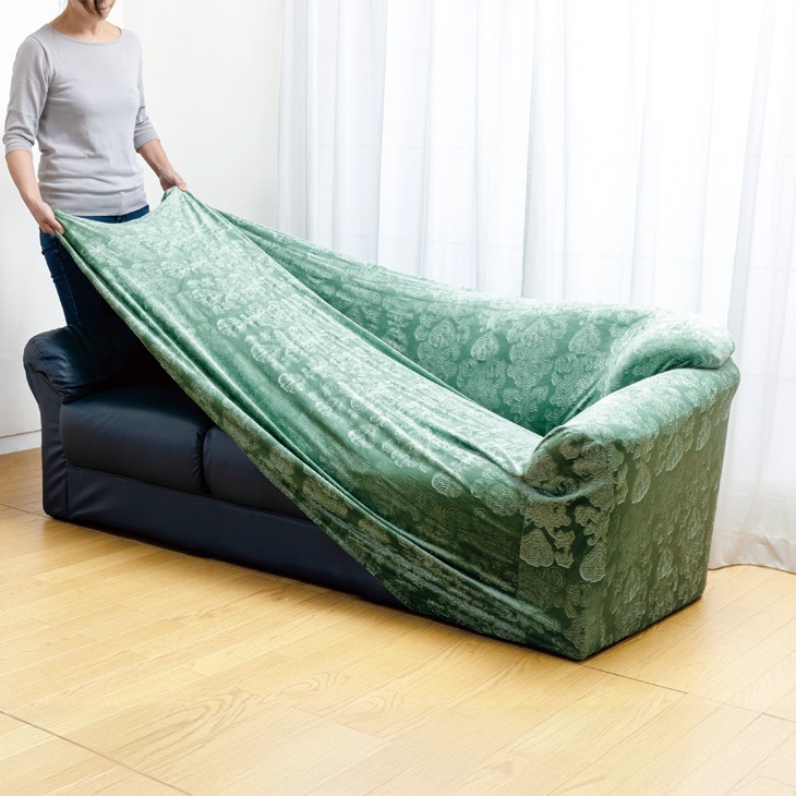 ベルベット調ソファカバー