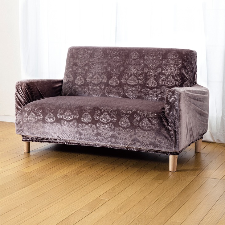 ベルベット調ソファカバー｜ファミリー・ライフ公式通販