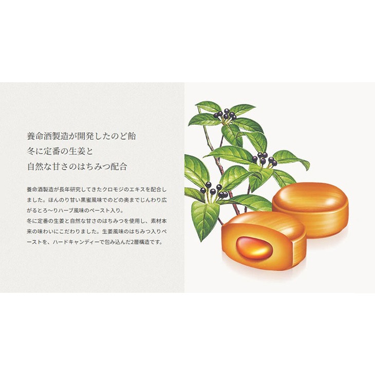 養命酒製造 クロモジのど飴 64g×6袋