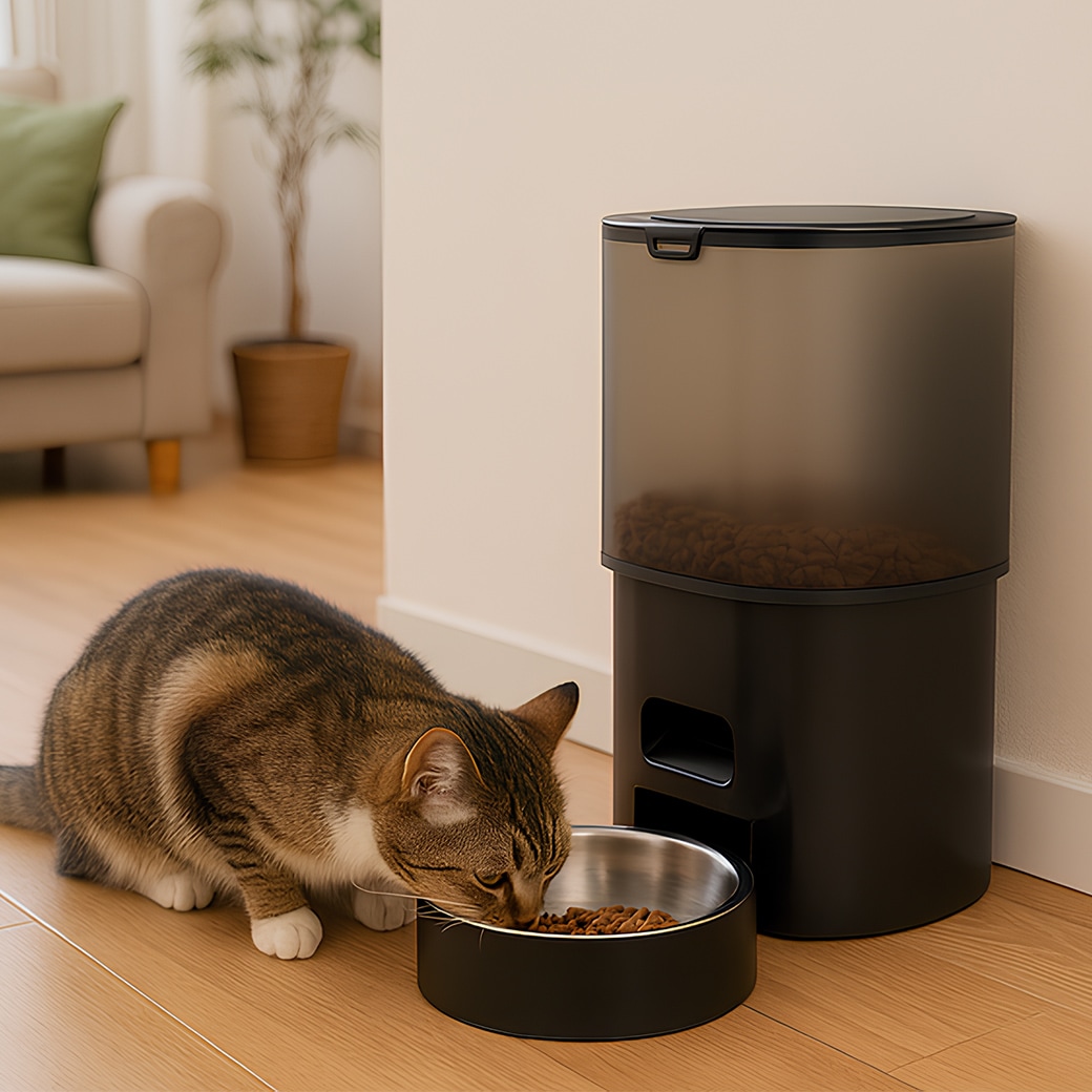 自動えさやり器&Wi-Fi給水器2点セット｜ファミリー・ライフ公式通販