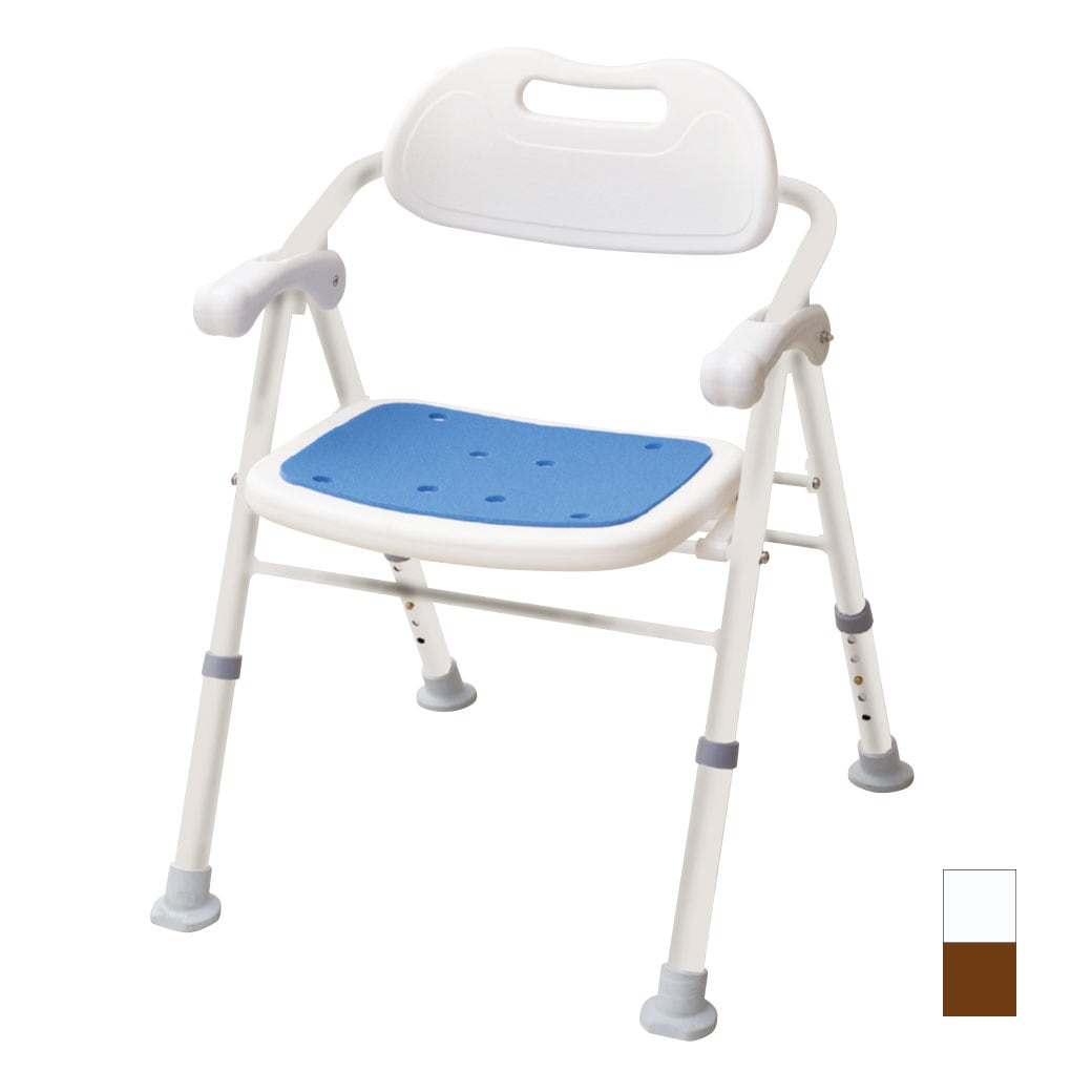 H・W ハートフルウェルフェア アルミ製シャワーベンチ＆ステップセット