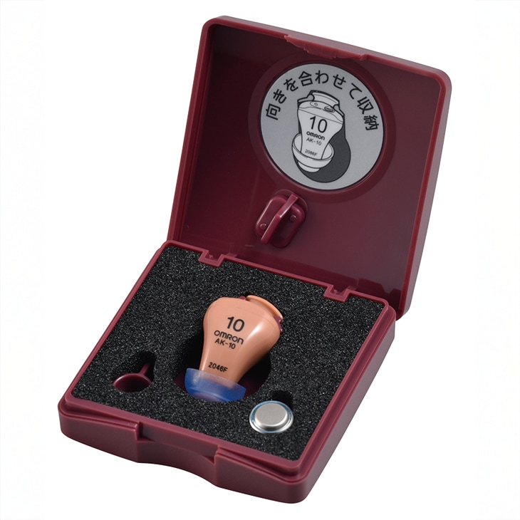 OMRON デジタル集音器補聴器AK-10 補聴器 イヤメイトデジタル 軽度難聴者向け AK-10 | オムロン ヘルス