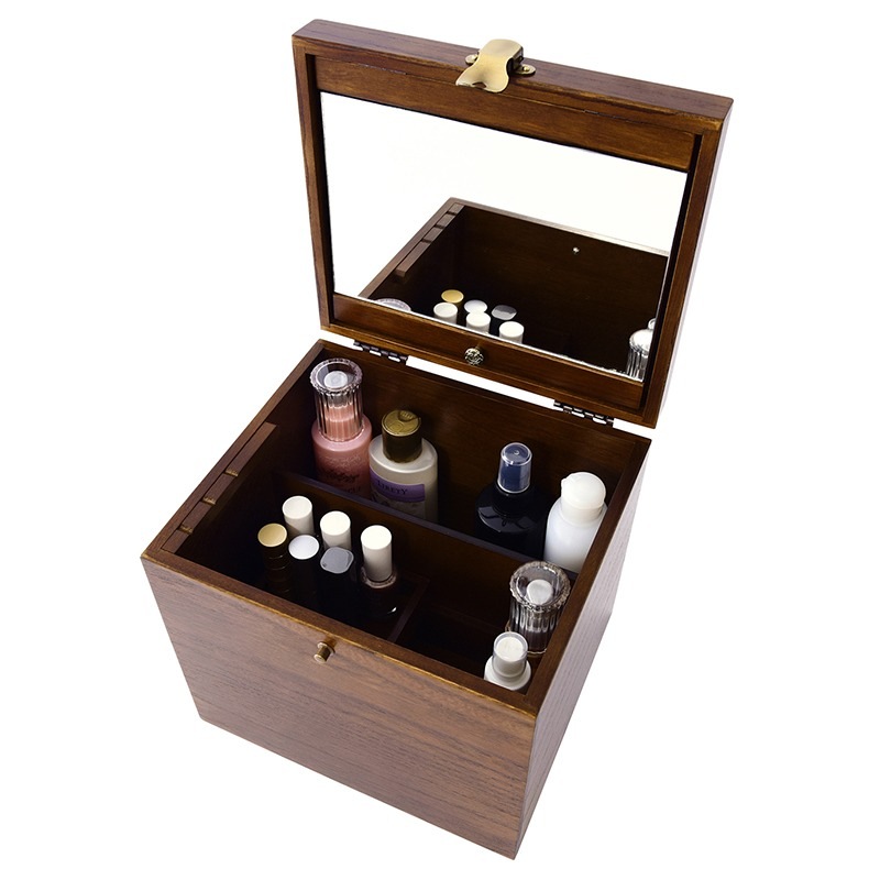 日本製 天然木コスメティックボックス Mサイズ｜ファミリー・ライフ