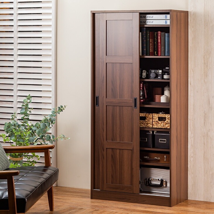 木製引き戸大量収納庫