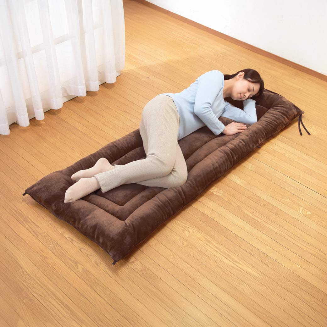 暖かフランネルごろ寝長座布団 2枚組