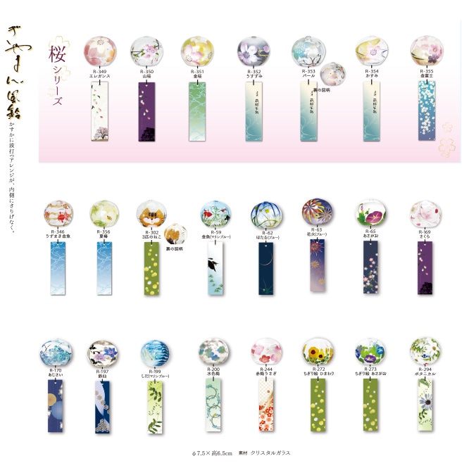 木之本 ぎやまん風鈴