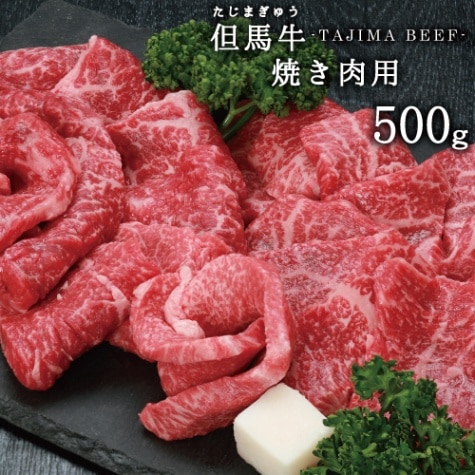 兵庫県産但馬牛　焼肉用【赤身】　500ｇ　送料無料