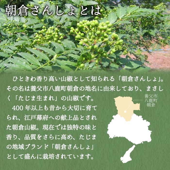 【予約5月下旬】 令和7年産 朝倉さんしょ 1kg（冷蔵）※5月下旬より順次発送します