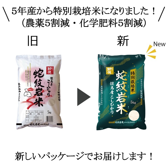 【令和7年産】 新米 特別栽培米 地域限定米　蛇紋岩米　白米　10kg　5kg×2袋　送料無料