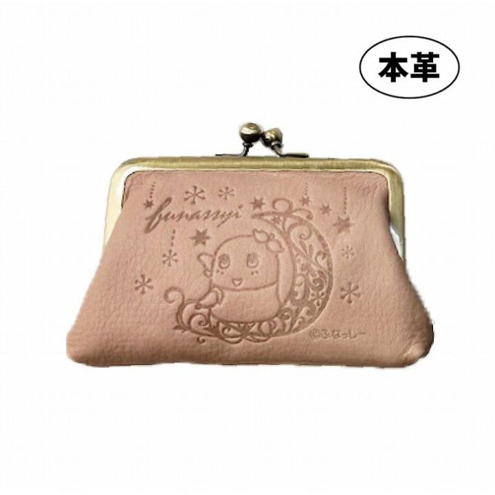 FL 三日月ふなっしーガマ口スクエア(ピンク)