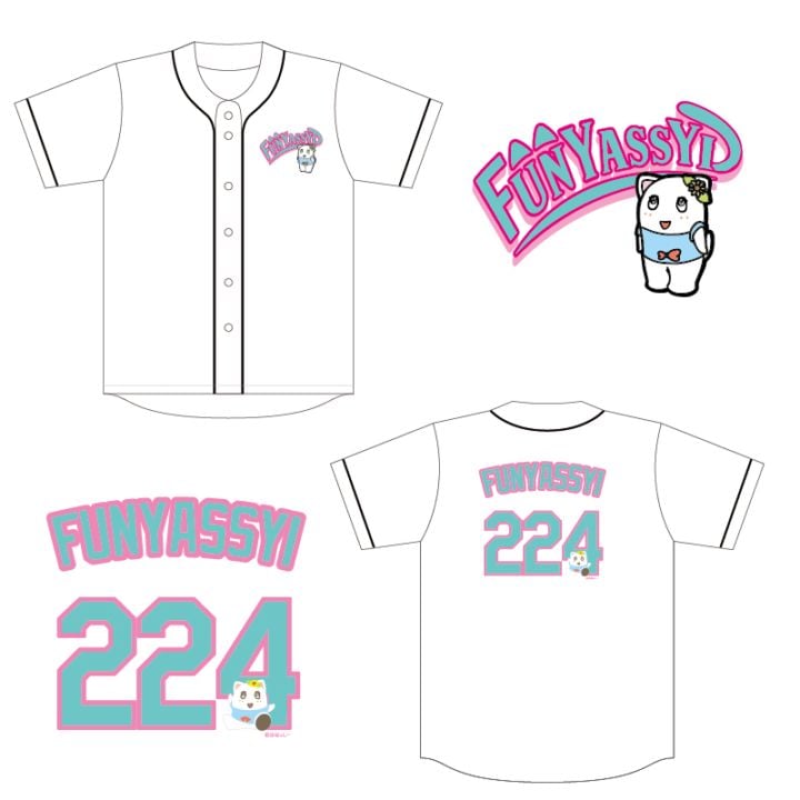 FL ベースボールシャツ(224白)