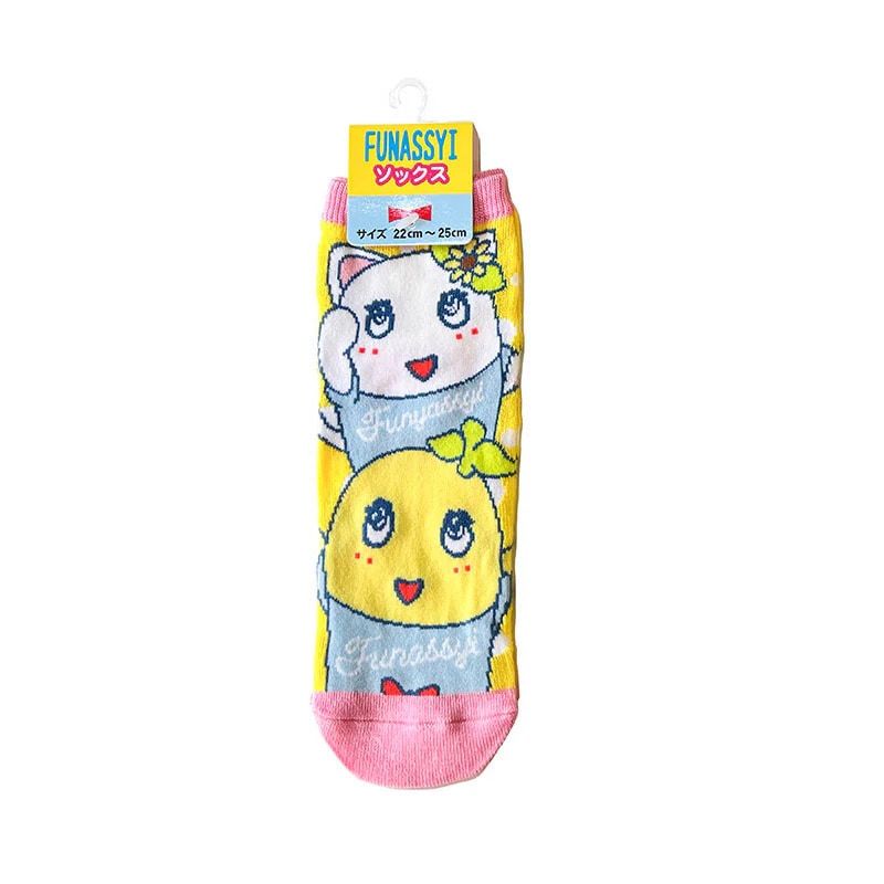 FL ふなっしーソックス水玉(ふなっしー&ふにゃっしー)